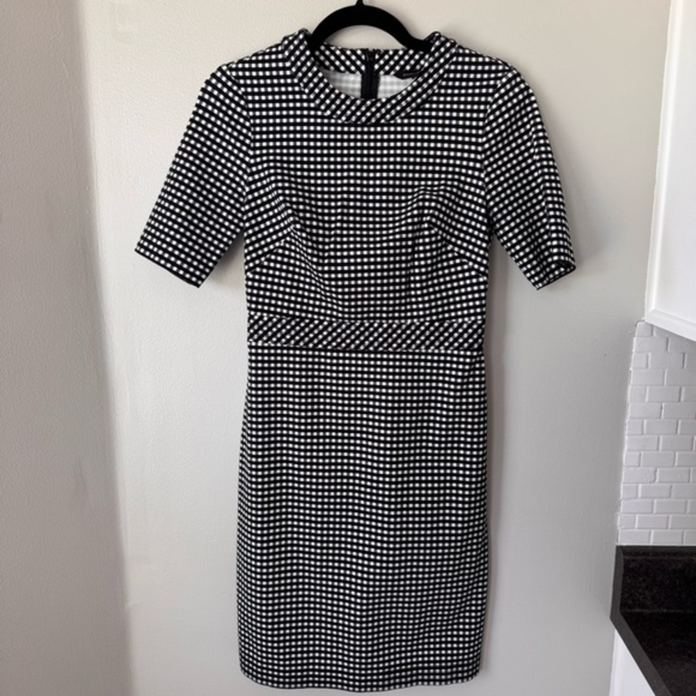 EUC, Banana Republic Checkered Dress, Size 2